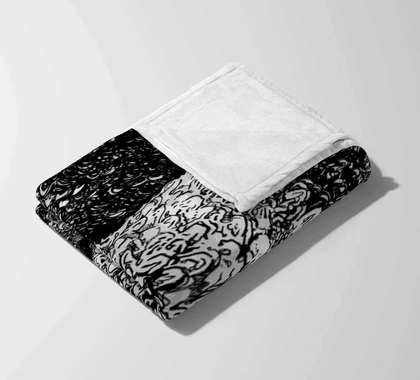 Structure fleece blanket by Agnes KR Patience