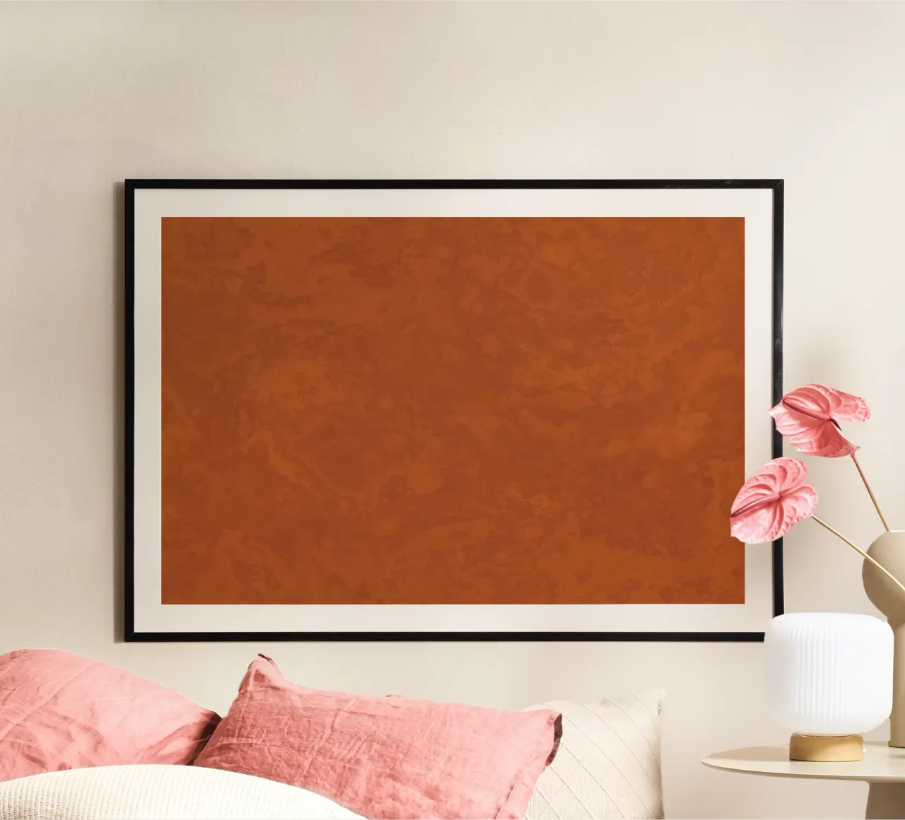 Struttura in calcestruzzo Terracotta calda carta hahnemühle da amini54