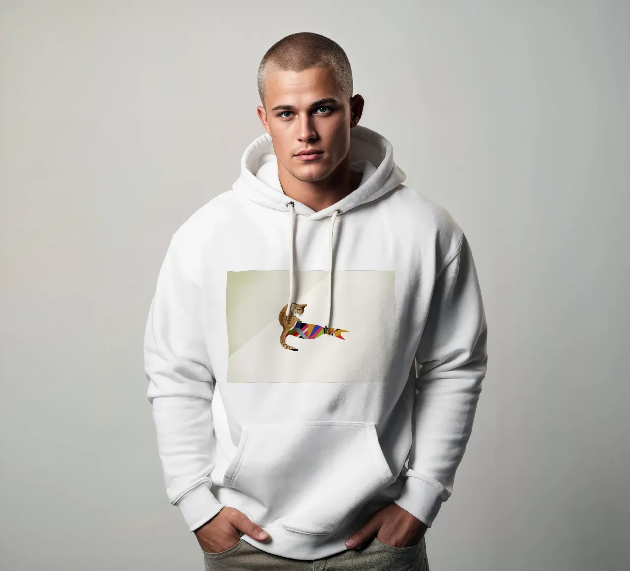 Walking Shadow - Cat 2 felpa con cappuccio da Jason Ratliff