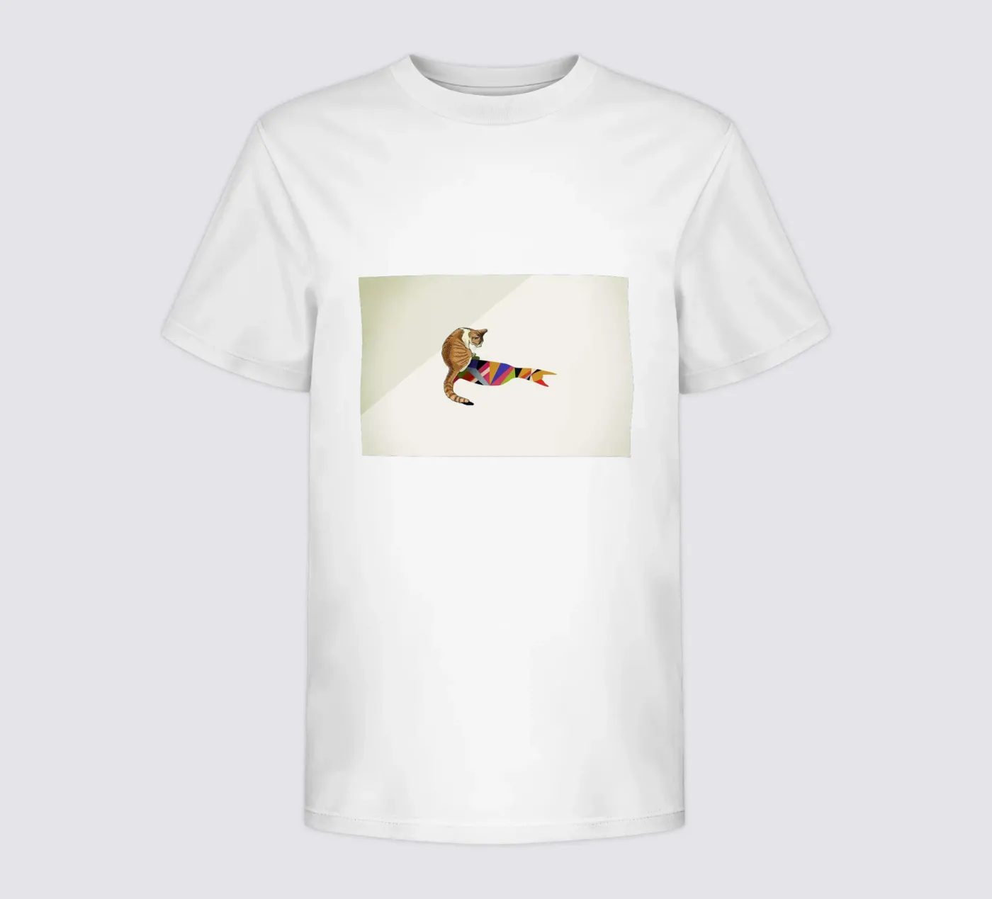 Walking Shadow - Cat 2 kinder t-shirt van Jason Ratliff