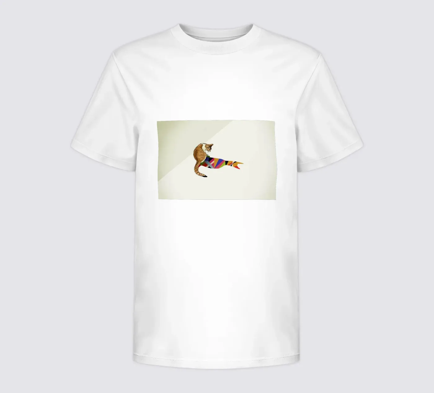 Walking Shadow - Cat 2 kinder t-shirt van Jason Ratliff
