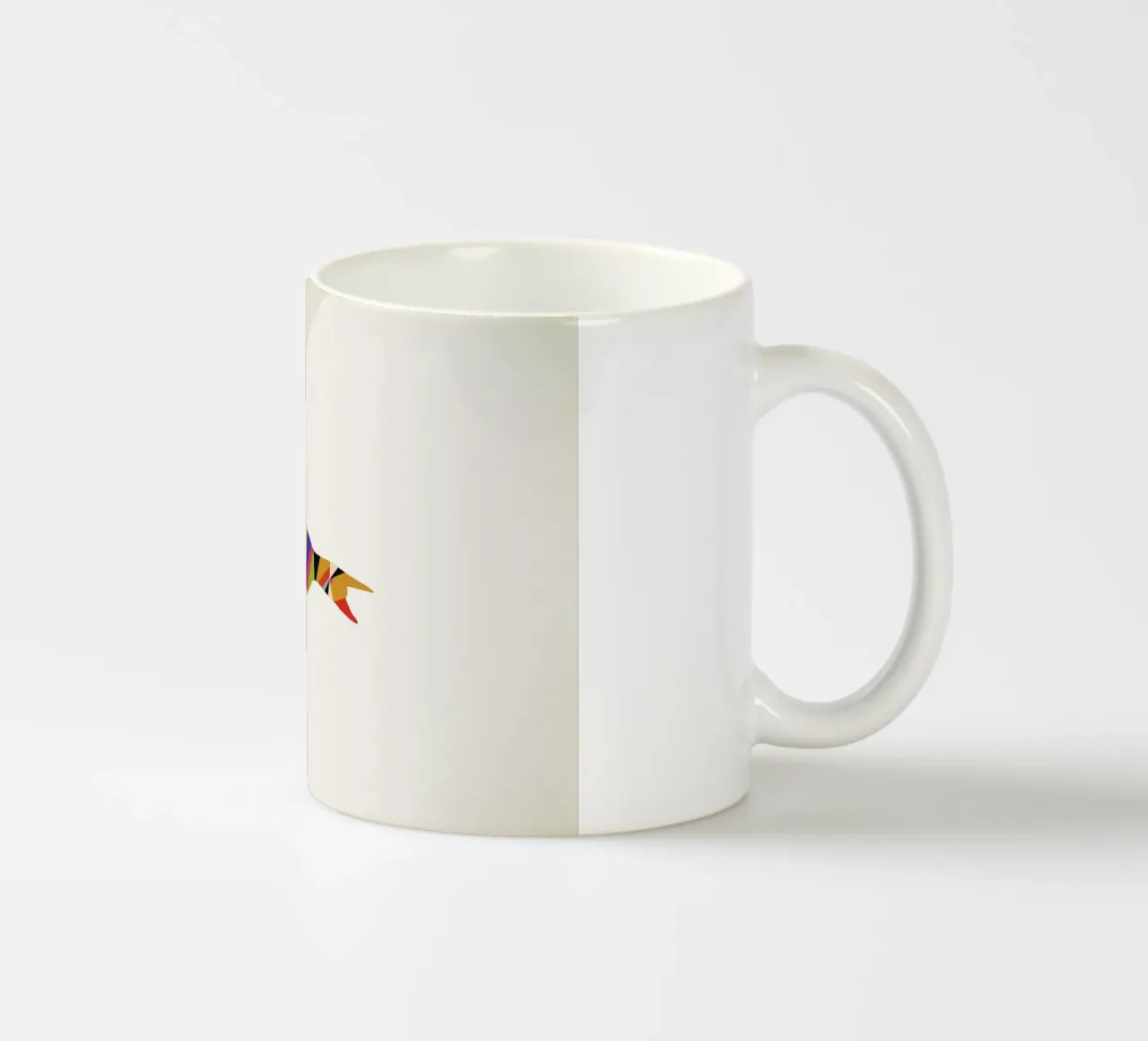Walking Shadow - Cat 2 Keramik Tasse von Jason Ratliff