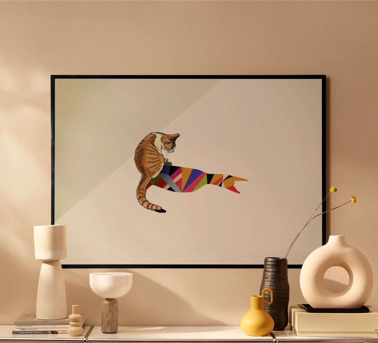 Walking Shadow - Cat 2 Poster von Jason Ratliff