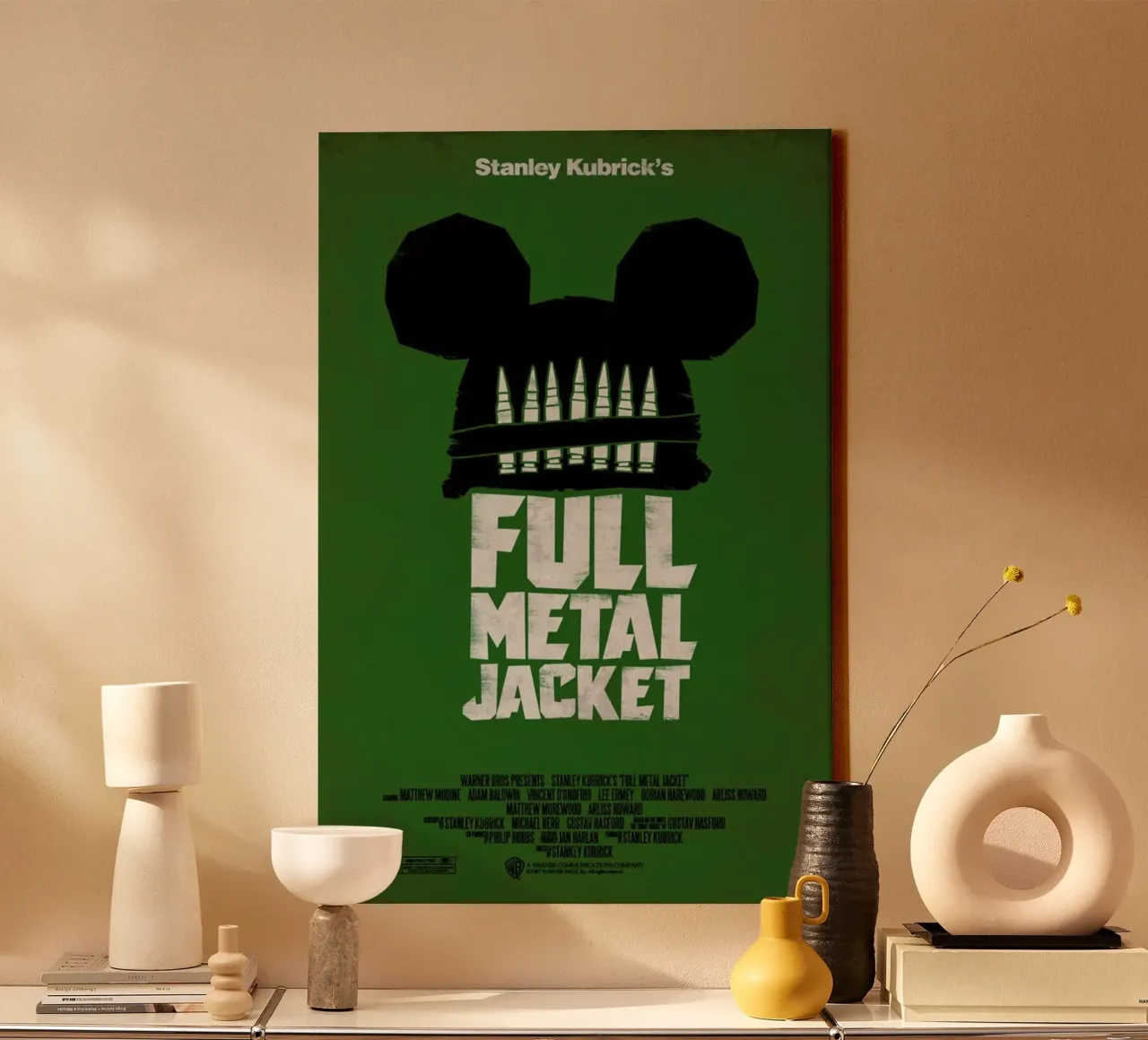 Full Metal Jacket tela con Cornice a cassetta da Federico Mancosu