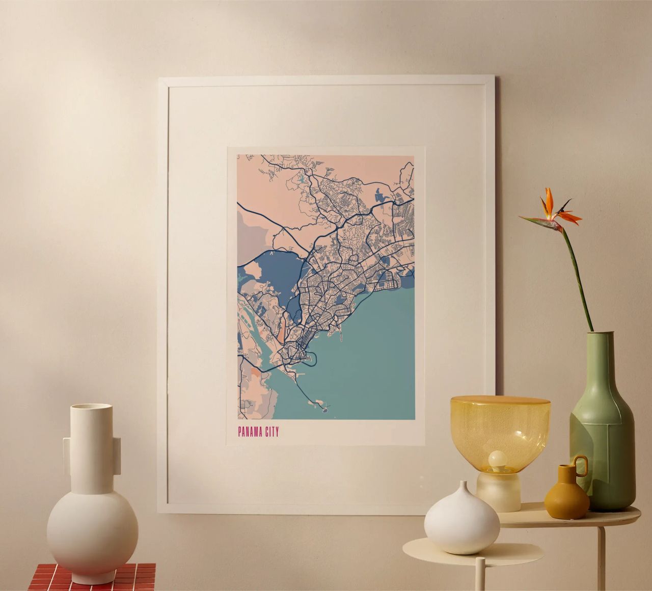 Ciudad de Panamá - El puente entre los continentes poster de MOOODZART
