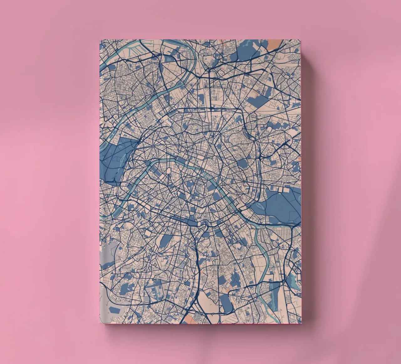 Paris - The city of love notebook by MOOODZART