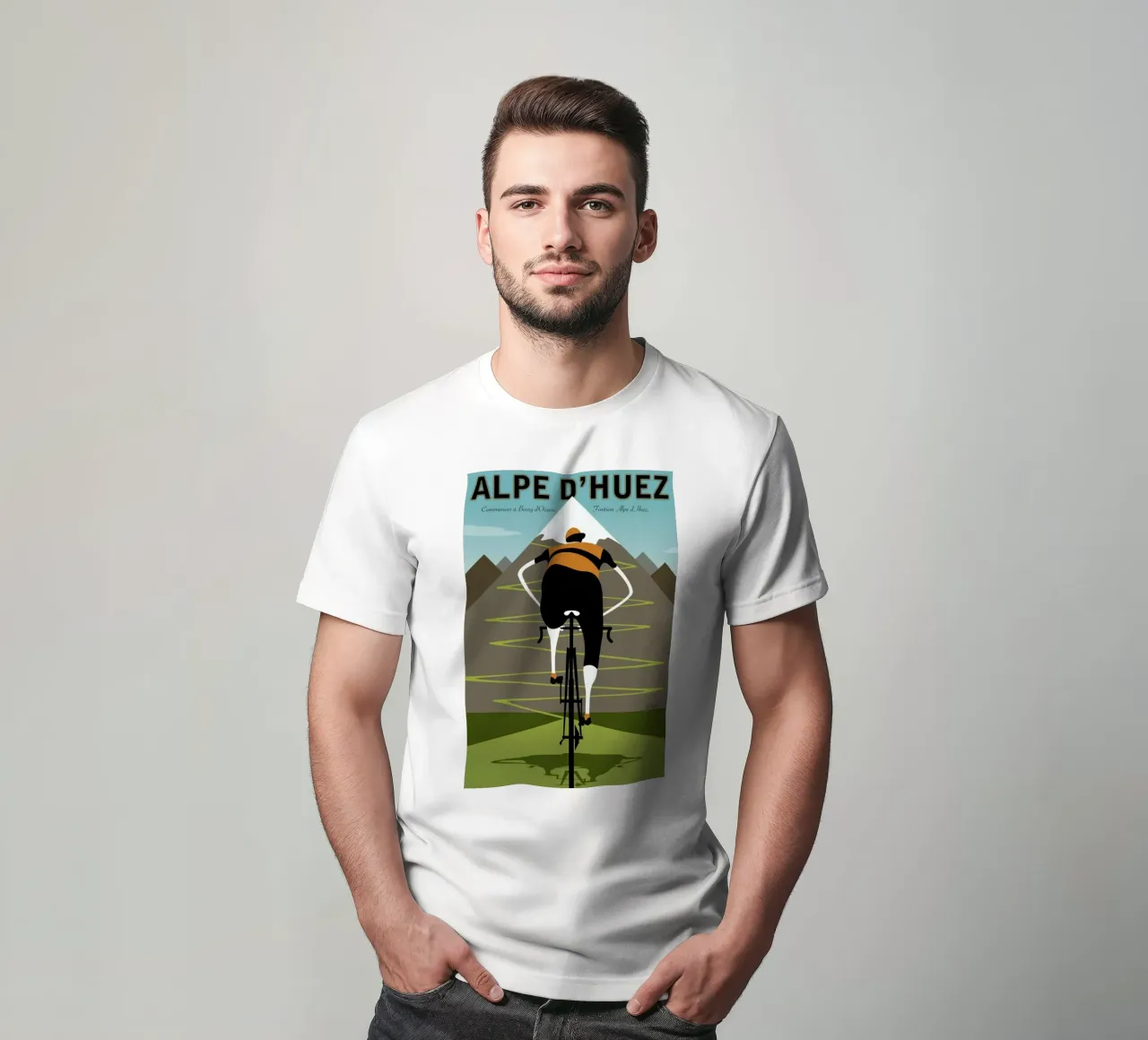 Alpe d'Huez t-shirt da Michael Valenti