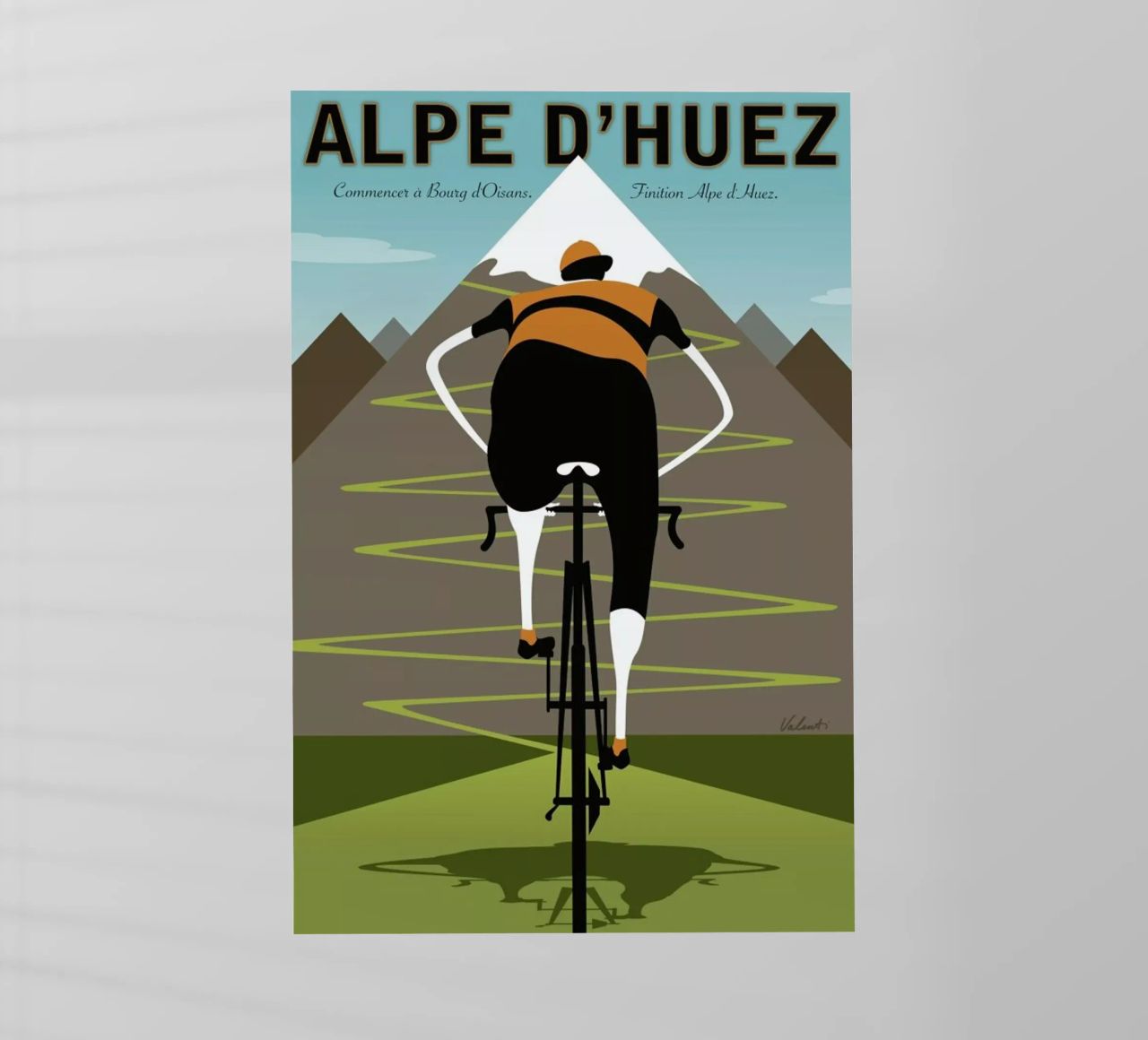 Alpe d'Huez pellicola backlit da Michael Valenti
