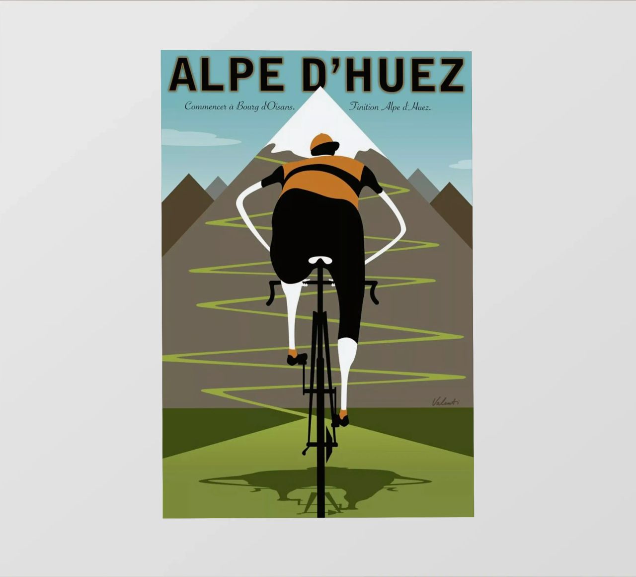 Alpe d'Huez pellicola backlit da Michael Valenti