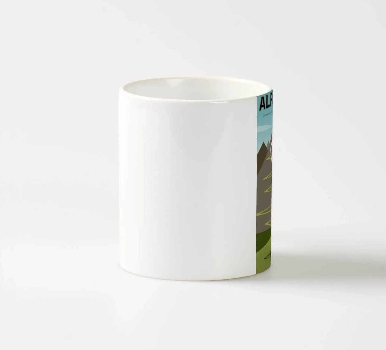 Alpe d'Huez tazza in ceramica da Michael Valenti