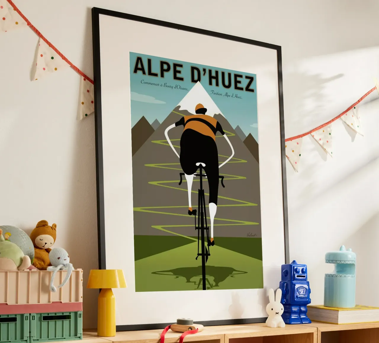 Alpe d'Huez carta hahnemühle da Michael Valenti