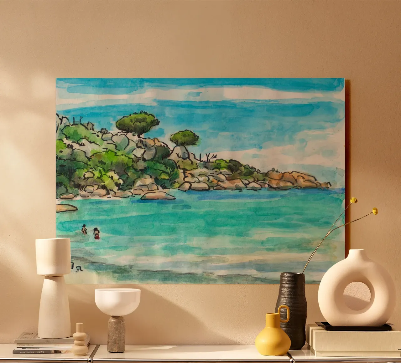 Santa Giulia in Corsica alluminio dibond da C.WILL
