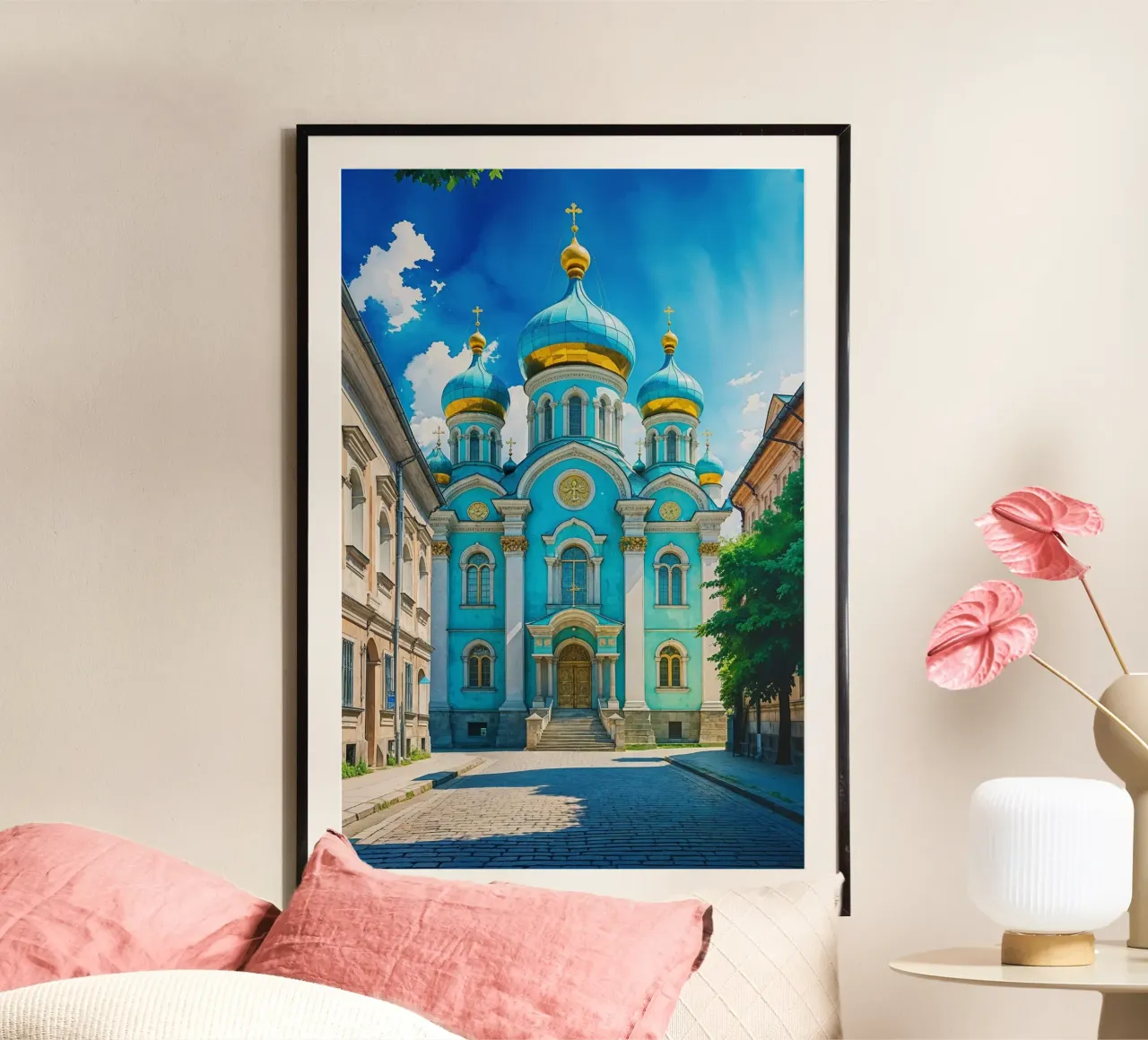 Golden Domes of Architectural Majesty poster da AlbertKlee