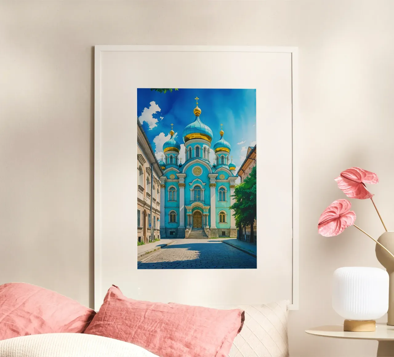 Golden Domes of Architectural Majesty poster da AlbertKlee