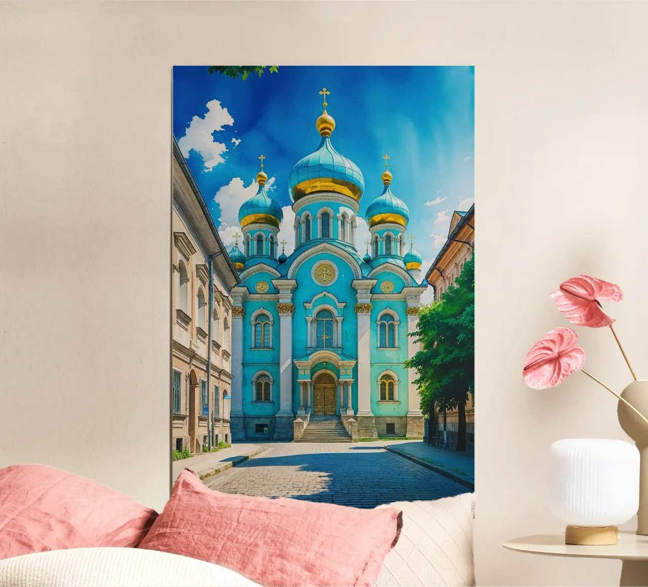 Golden Domes of Architectural Majesty poster da AlbertKlee