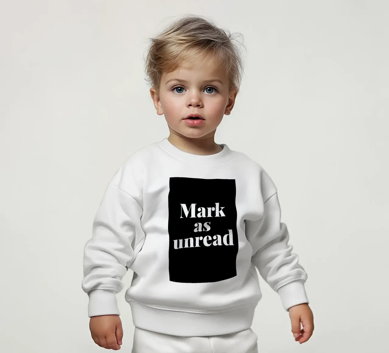 Mark As Unread felpa neonato da LeDieg