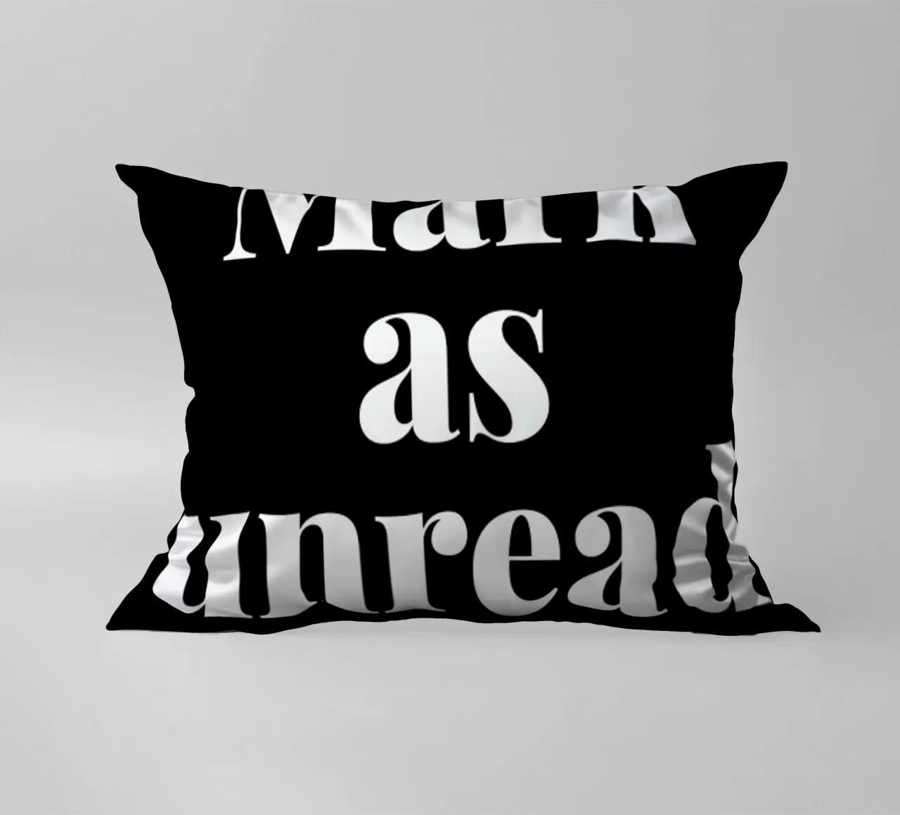 Mark As Unread decorative cushion by LeDieg
