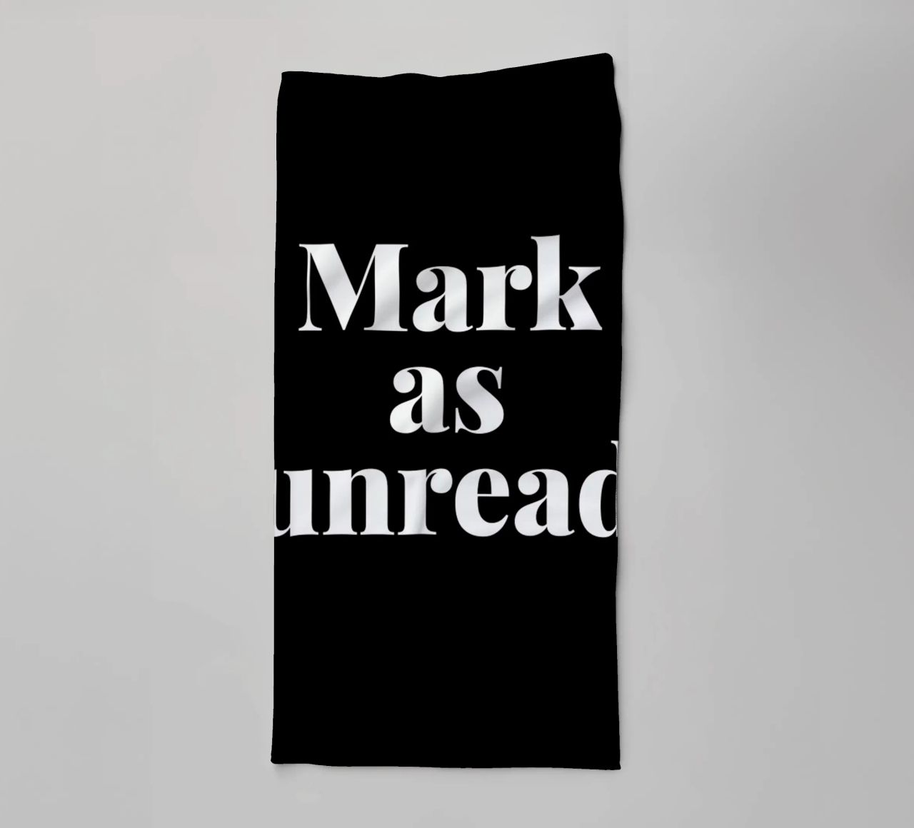 Mark As Unread Handtuch von LeDieg