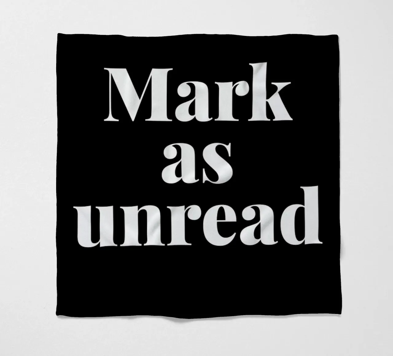 Mark As Unread coperta in pile da LeDieg