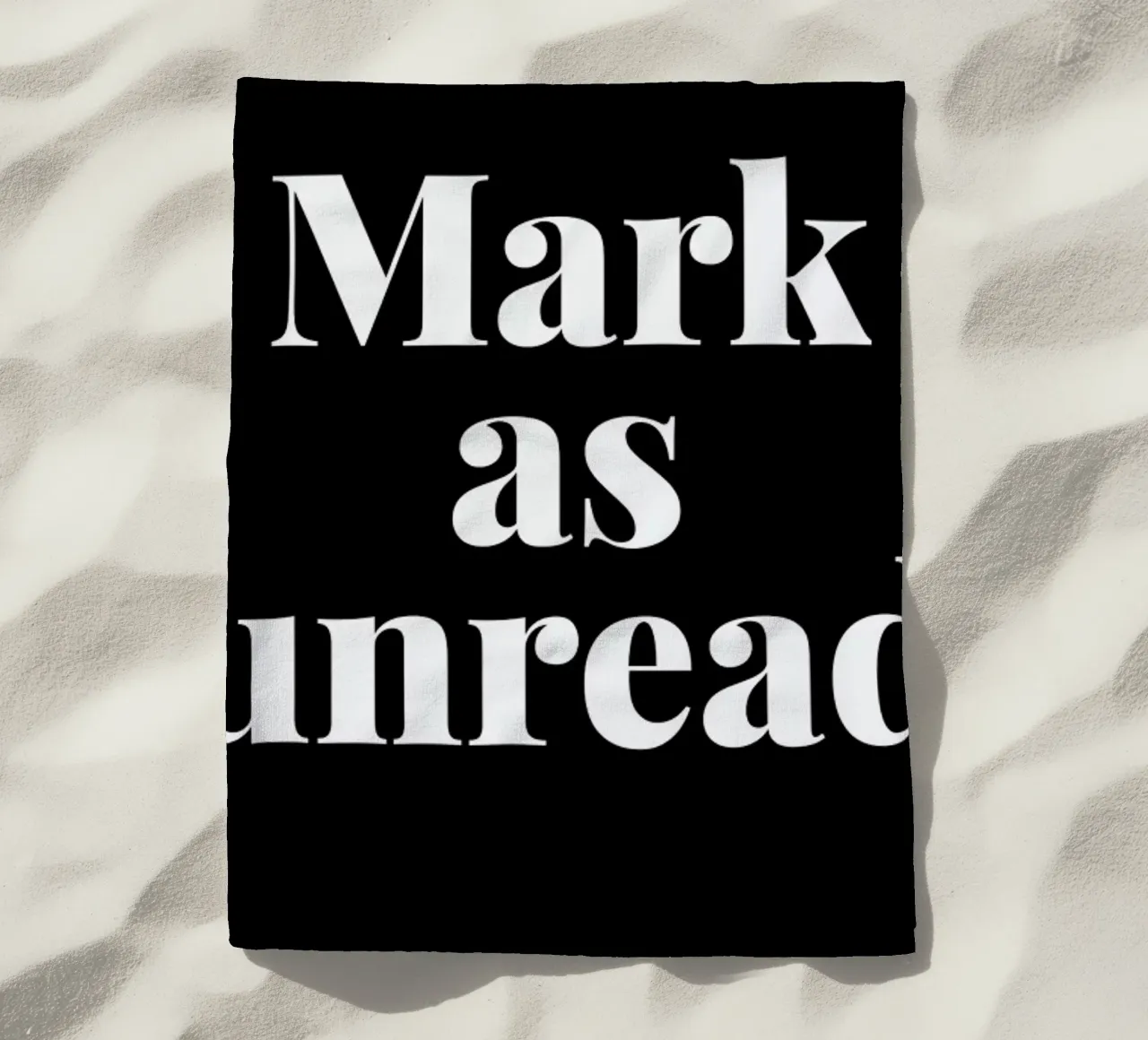 Mark As Unread telo mare da LeDieg