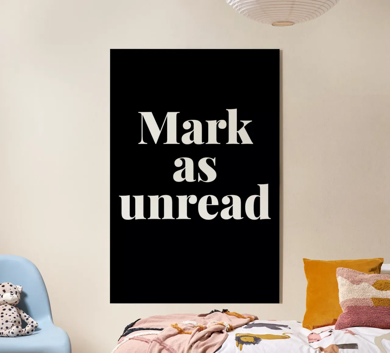 Mark As Unread acrylic glass by LeDieg
