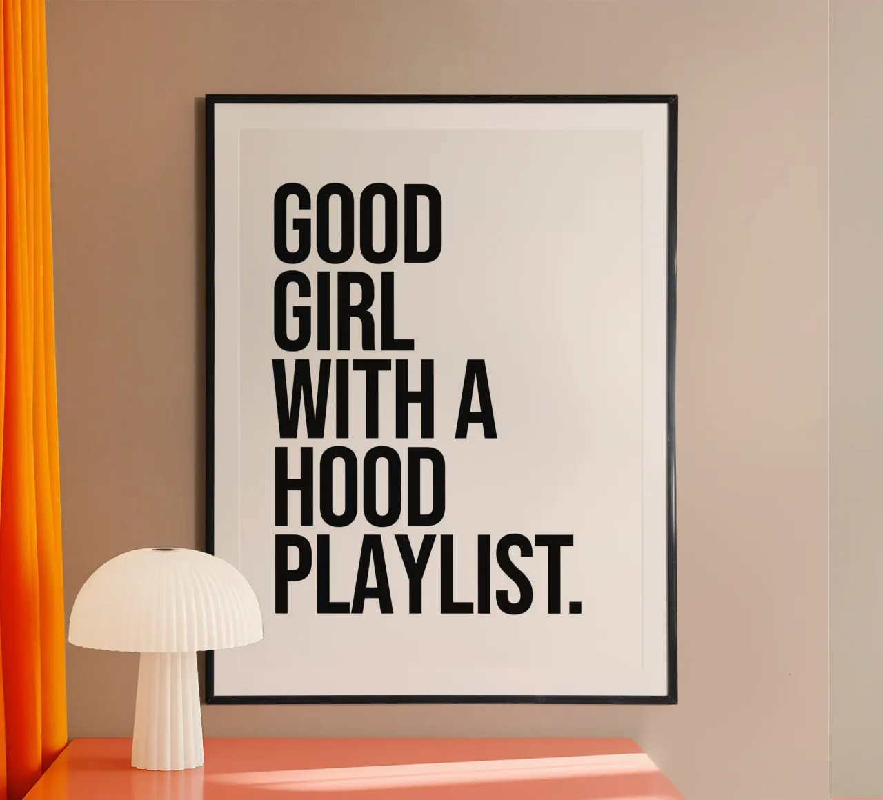Una brava ragazza con una playlist per il quartiere carta hahnemühle da Paigaam Studio