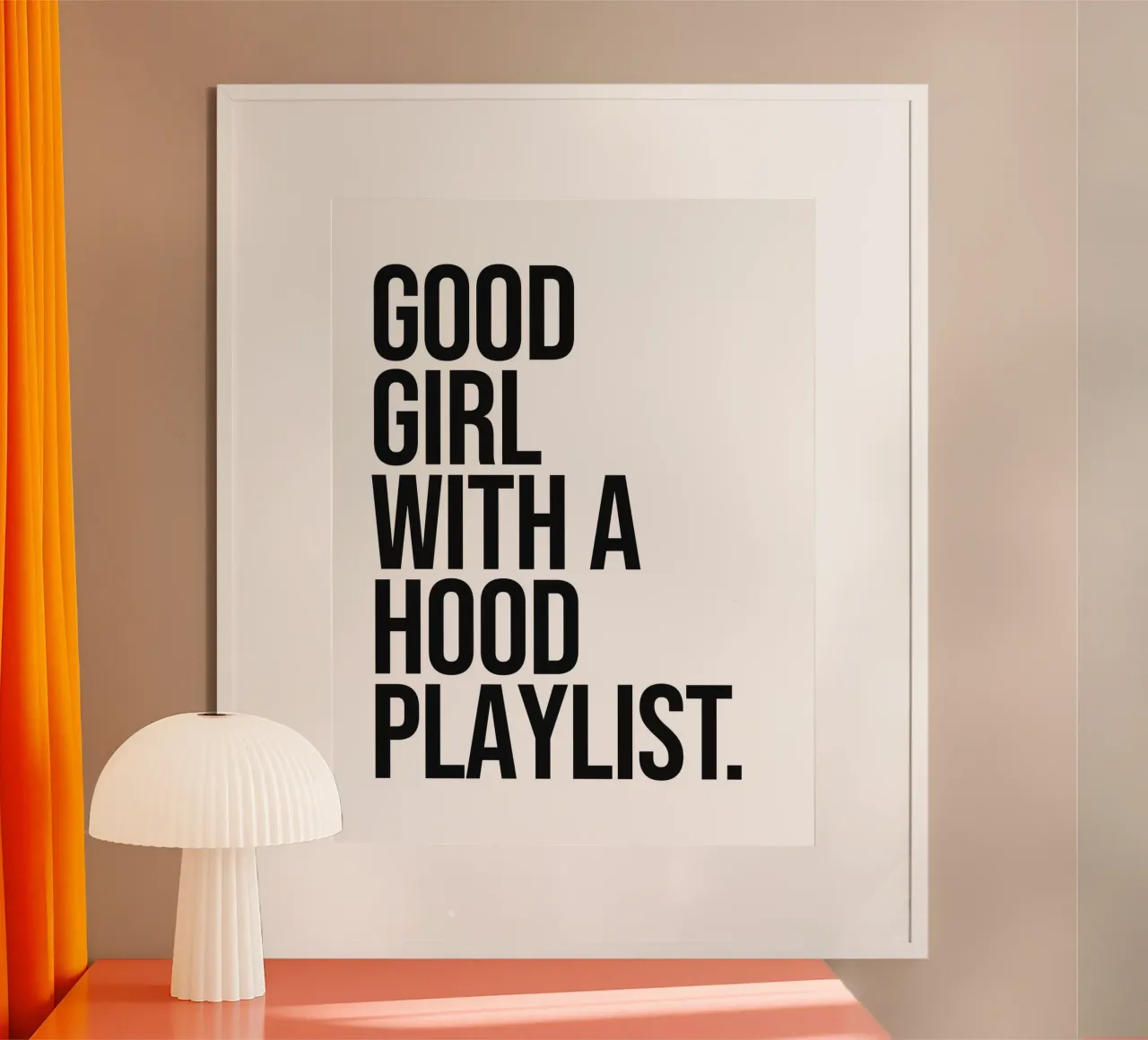 Una brava ragazza con una playlist per il quartiere carta hahnemühle da Paigaam Studio
