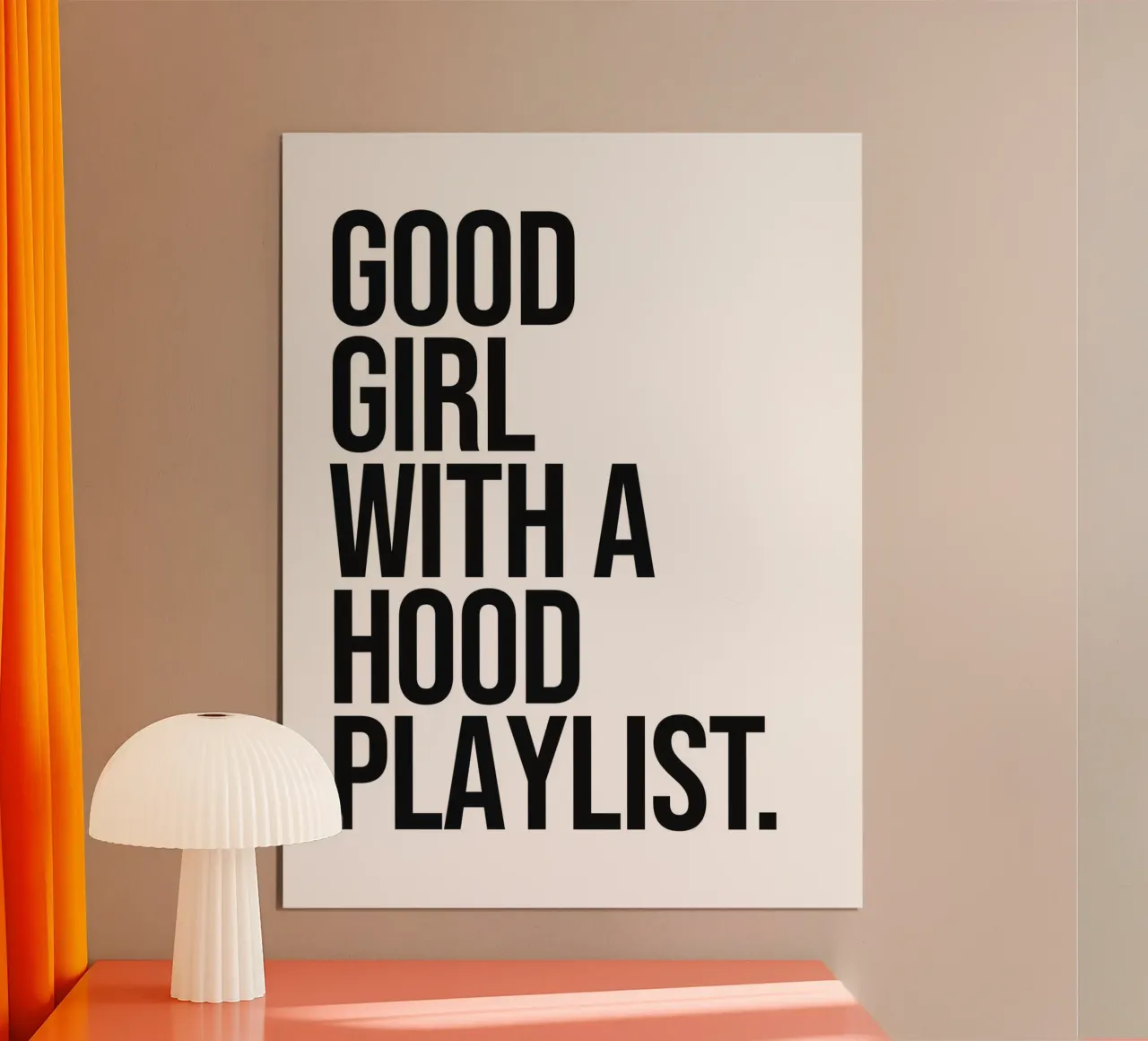 Una brava ragazza con una playlist per il quartiere carta hahnemühle da Paigaam Studio