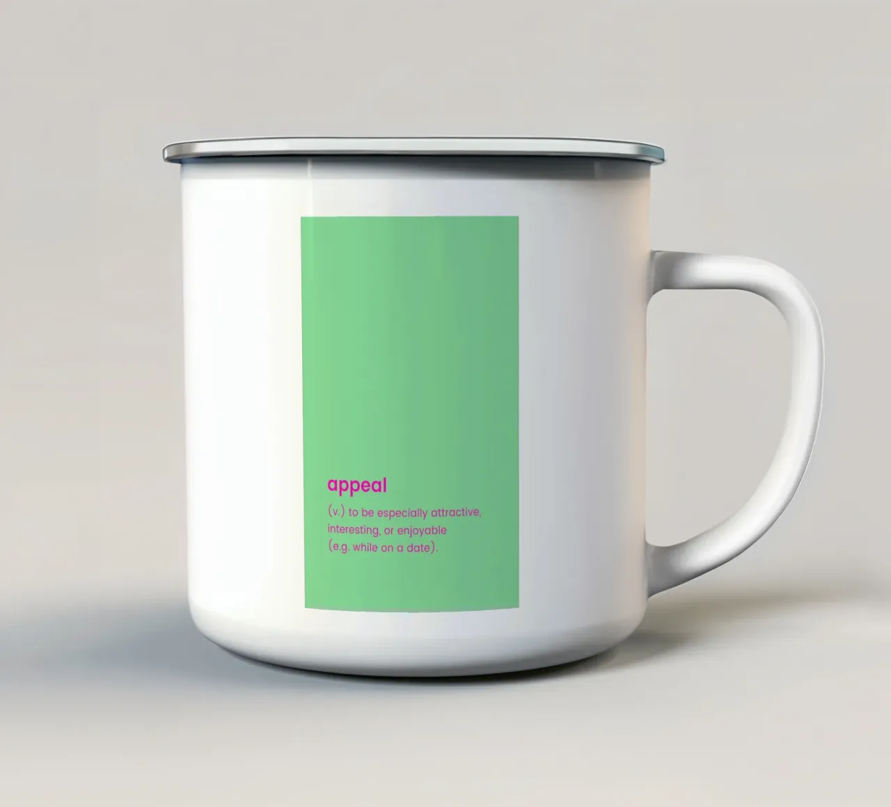Appeal tazza in smalto da Studio One