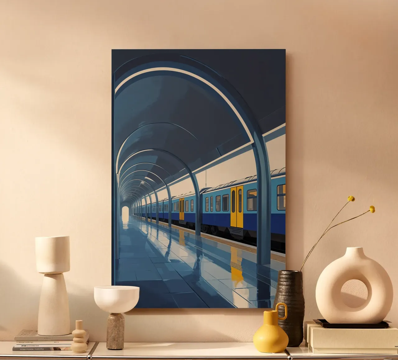 Sleek Metro Architecture in Kyiv alluminio dibond da AlbertKlee