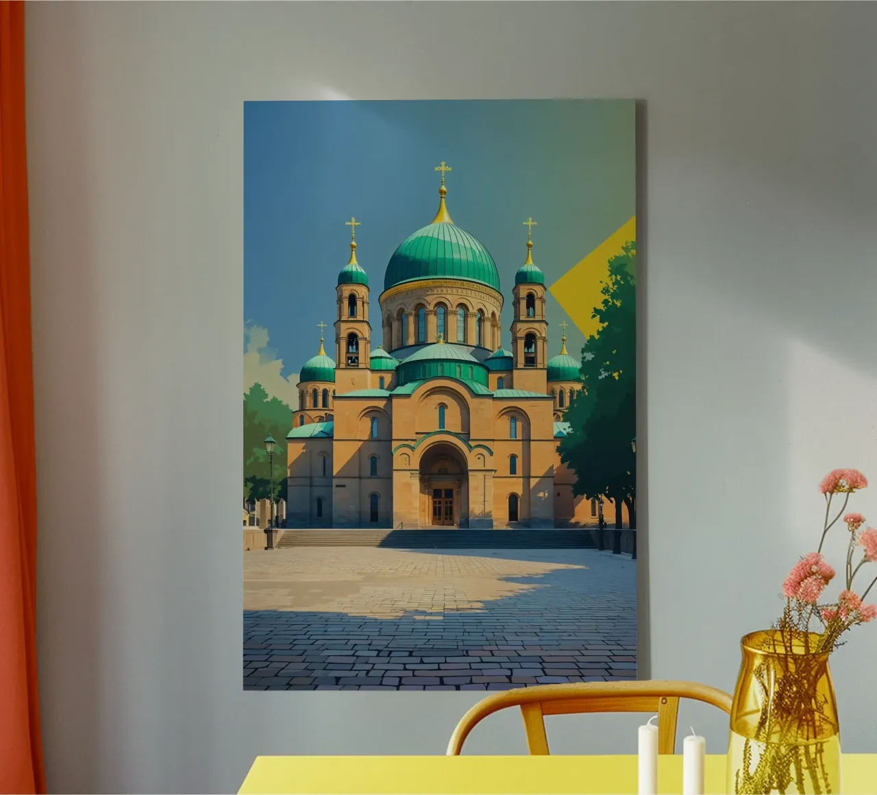 Modern Minimalism of St. Sophia tela con Cornice a cassetta da AlbertKlee