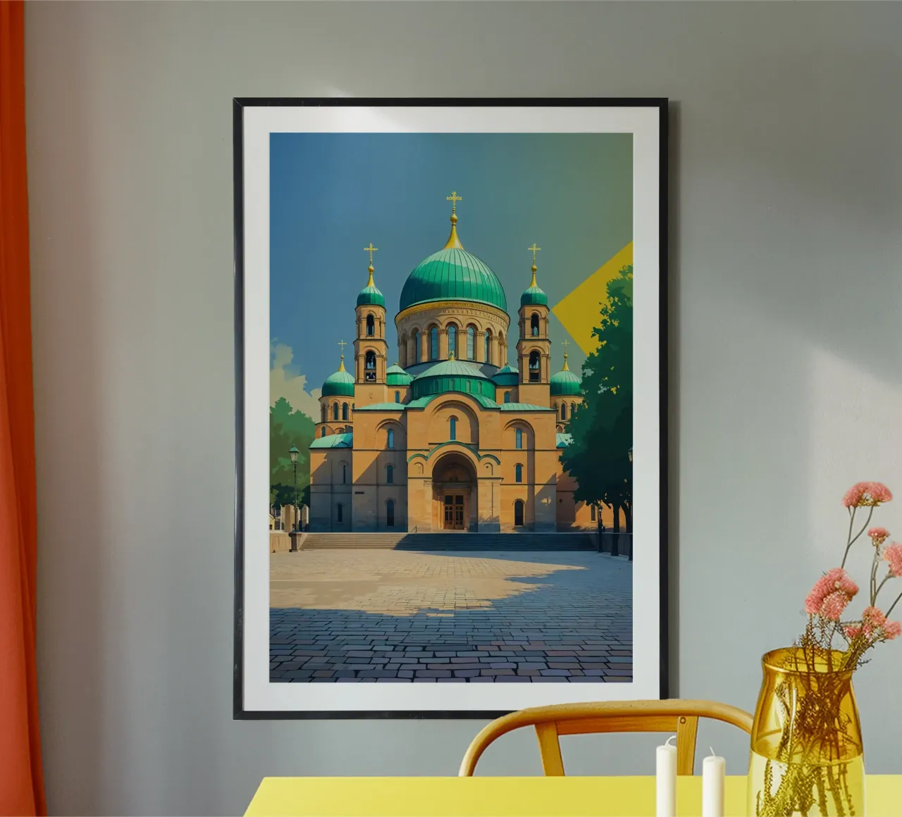 Modern Minimalism of St. Sophia poster da AlbertKlee
