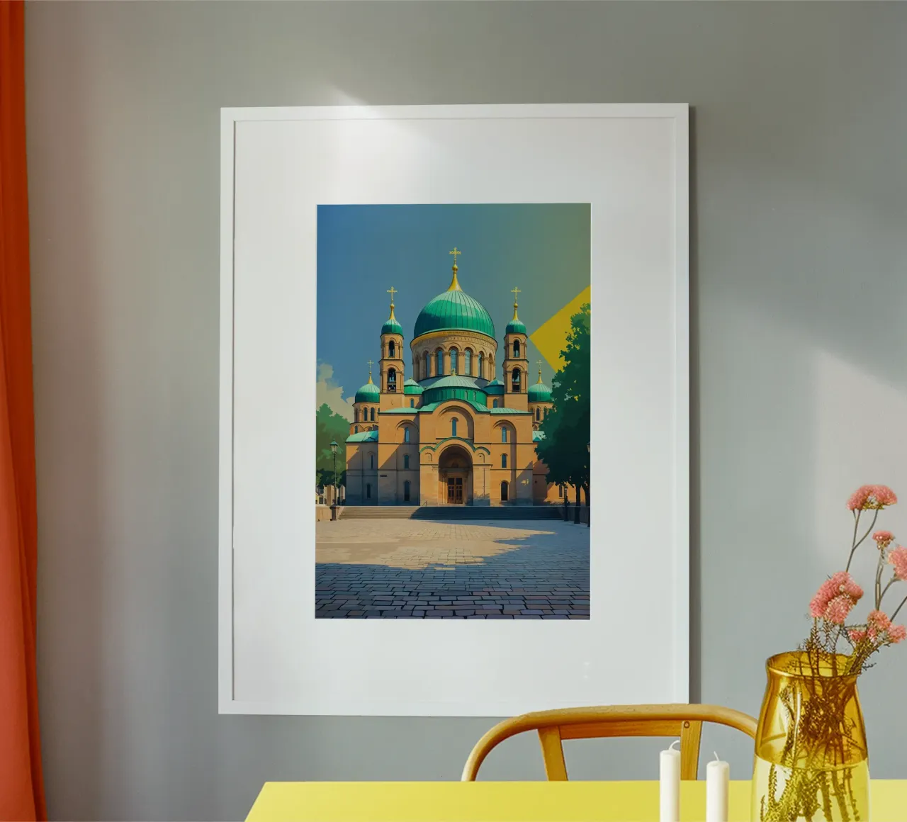 Modern Minimalism of St. Sophia poster da AlbertKlee