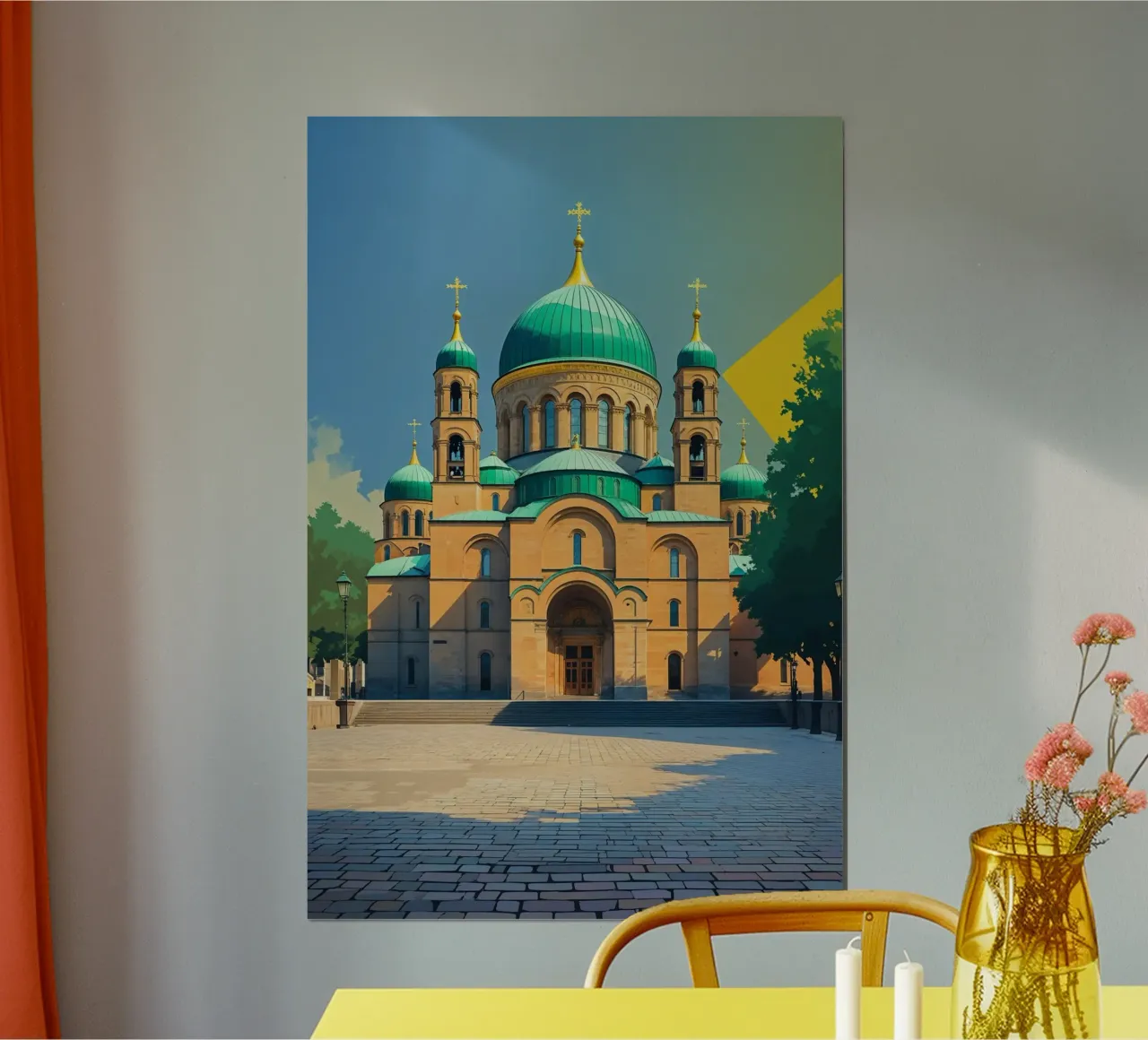 Modern Minimalism of St. Sophia poster da AlbertKlee