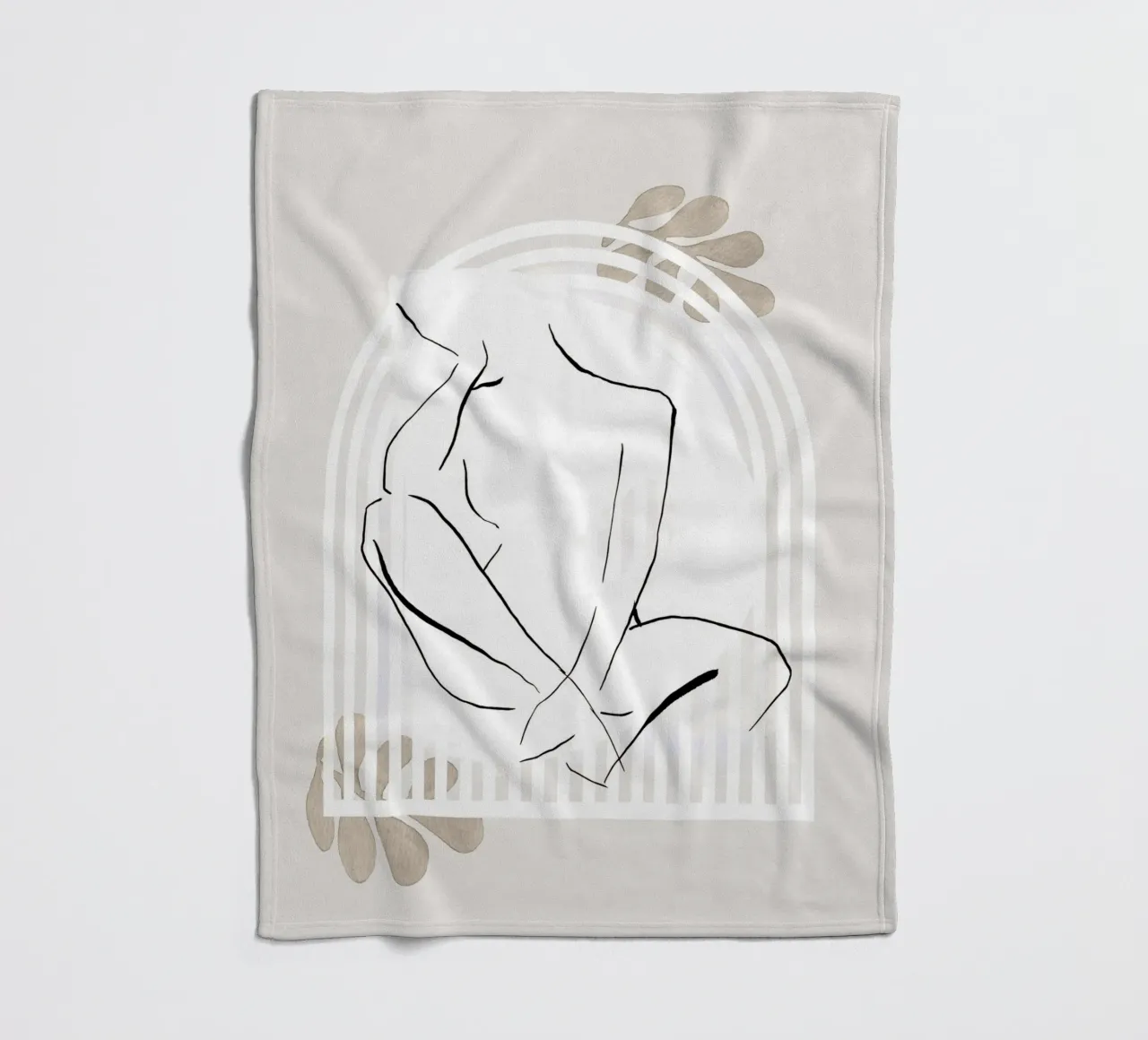 Lèger Et Simple No 46 coperta in pile da treechild