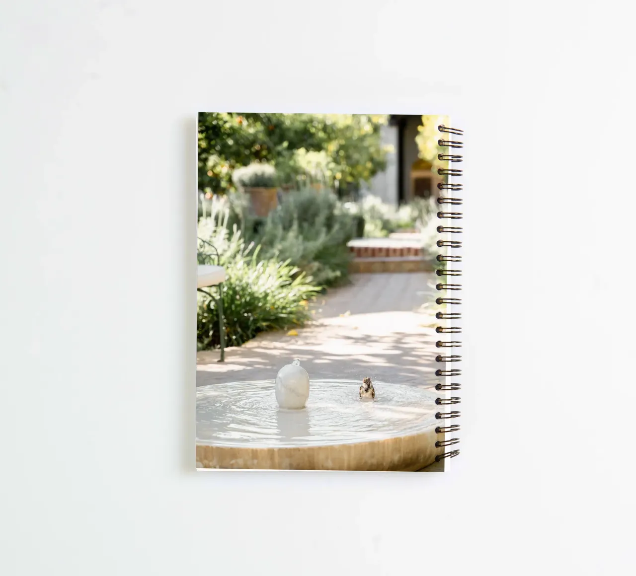 Feathers and Droplets spiral notebook by Henrike Schenk Photography