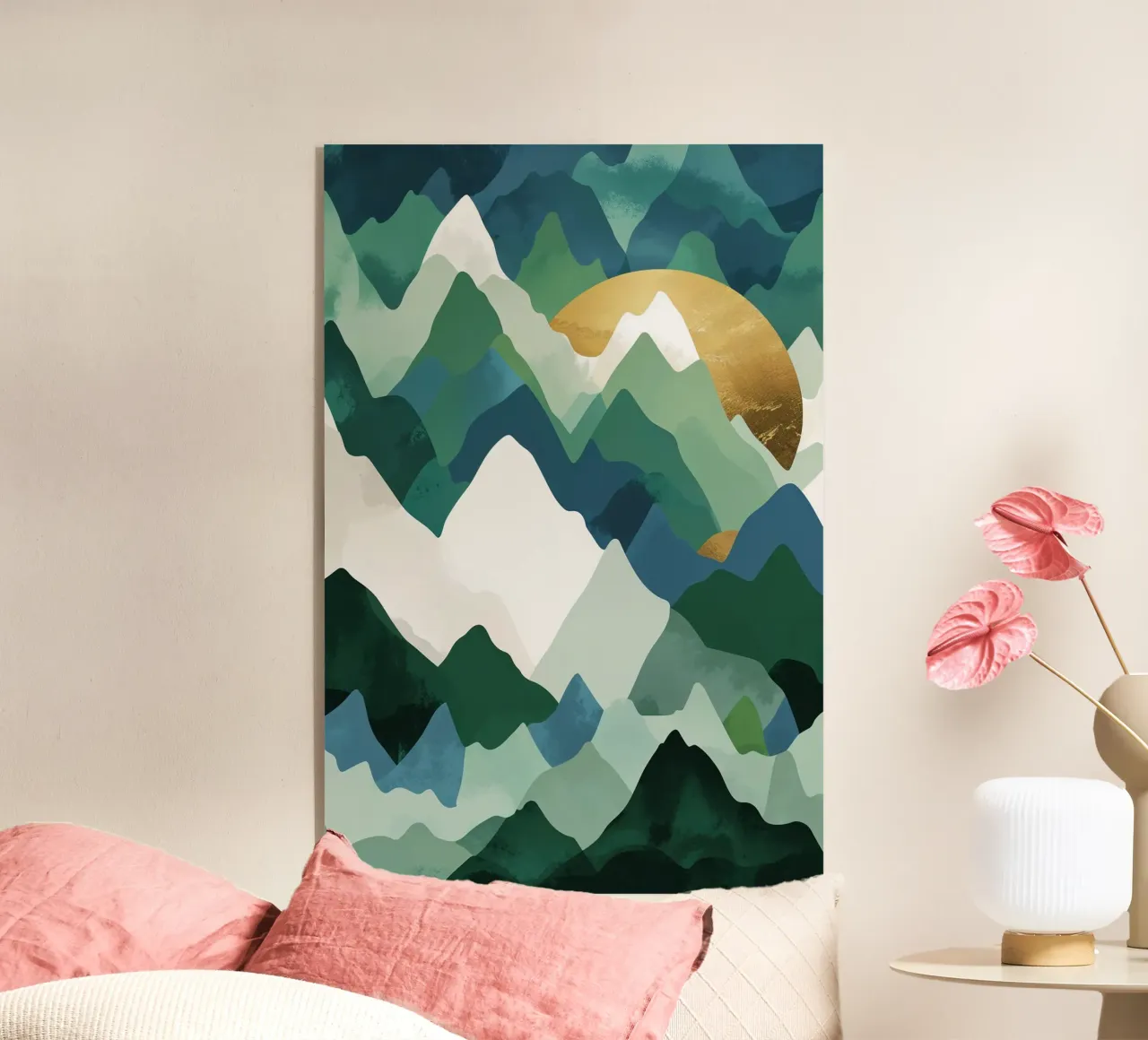 Sunlit Peaks of Carpathian Heights plexiglass da AlbertKlee