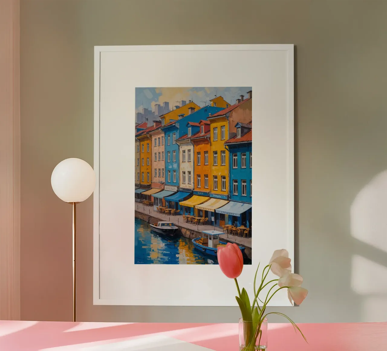 A Calm Morning by the Podil Canal poster da AlbertKlee