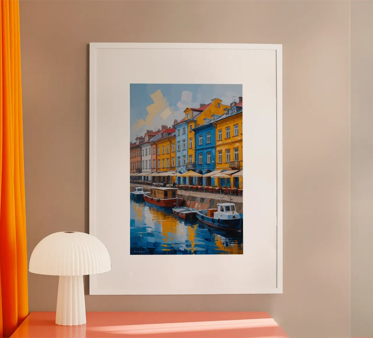Evening Glow in Podil poster da AlbertKlee