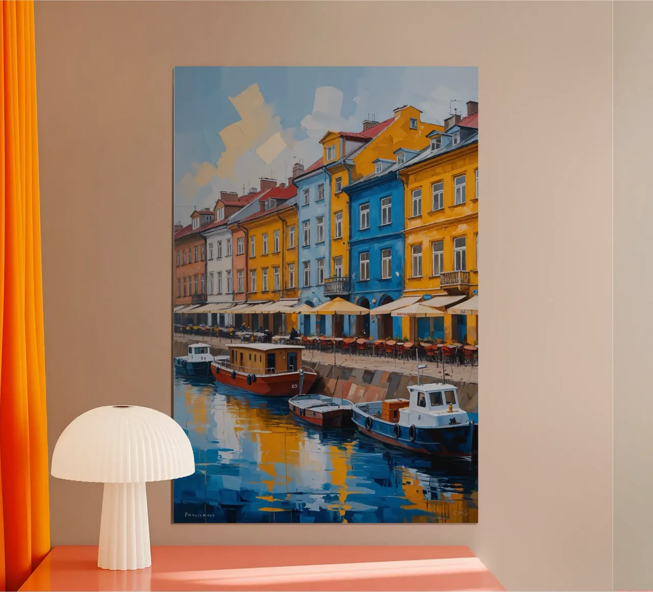 Evening Glow in Podil poster da AlbertKlee