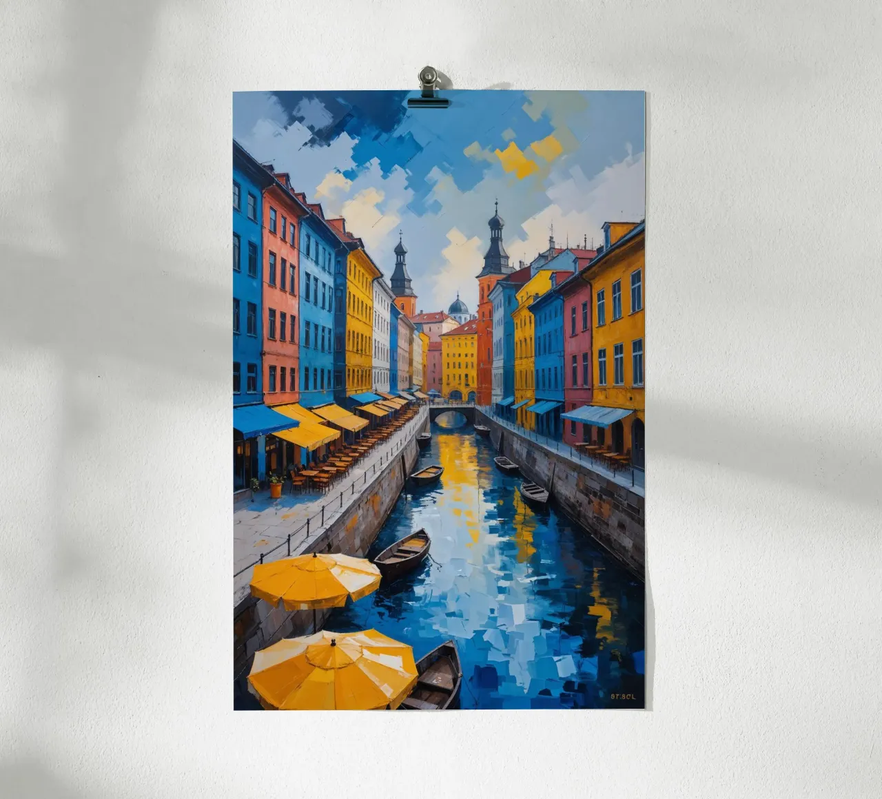 Bustling Life of Podil poster da AlbertKlee