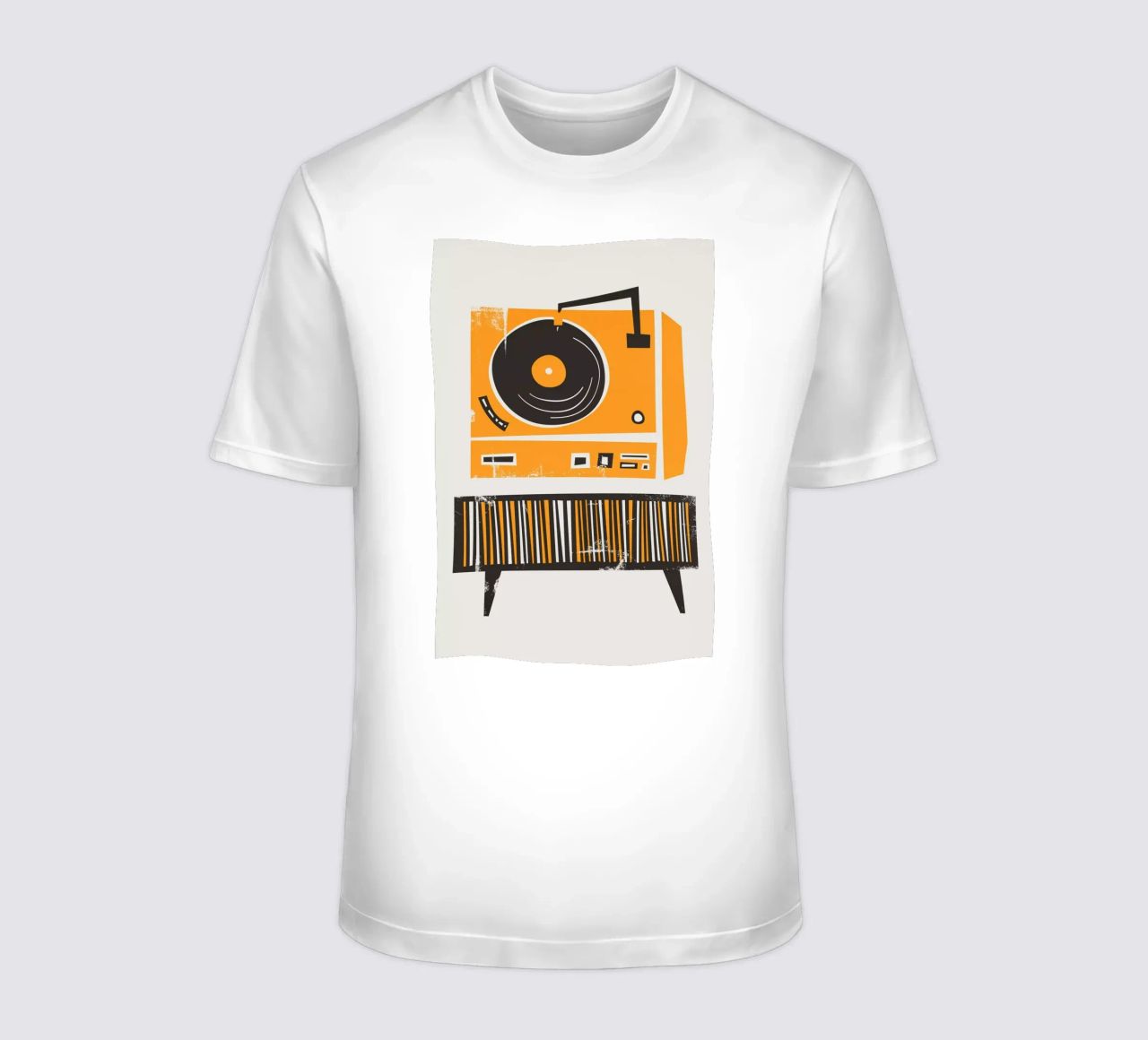 Lettore di dischi in vinile retrò t-shirt da Fox & Velvet