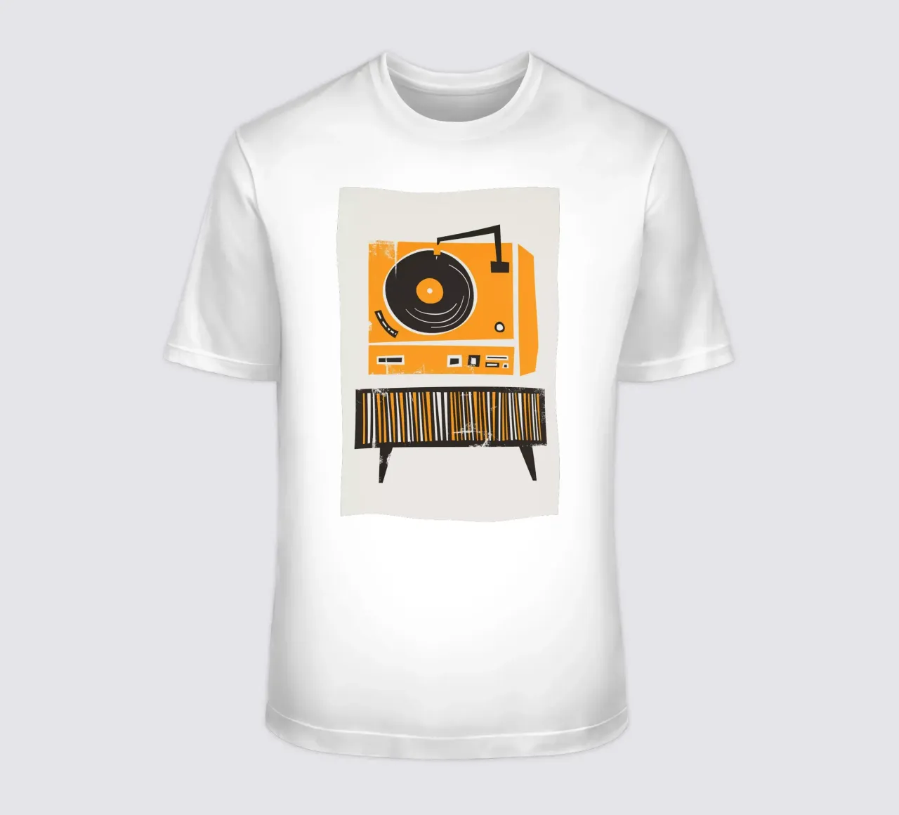 Lettore di dischi in vinile retrò t-shirt da Fox & Velvet