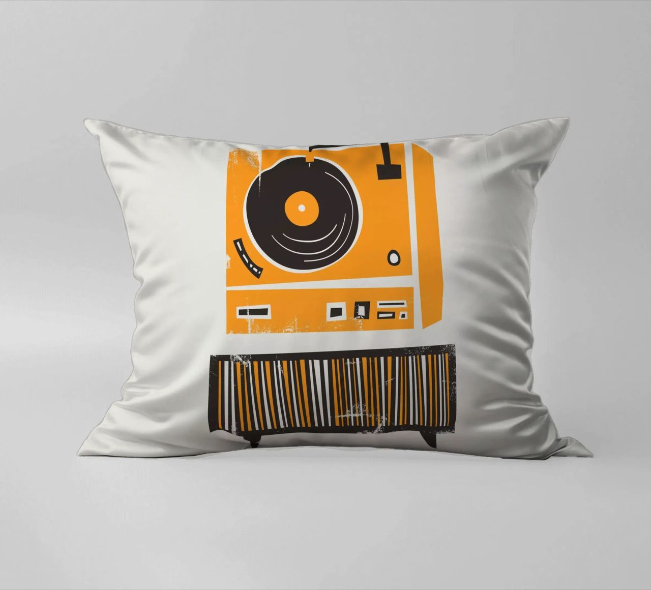 Lettore di dischi in vinile retrò cuscino da Fox & Velvet