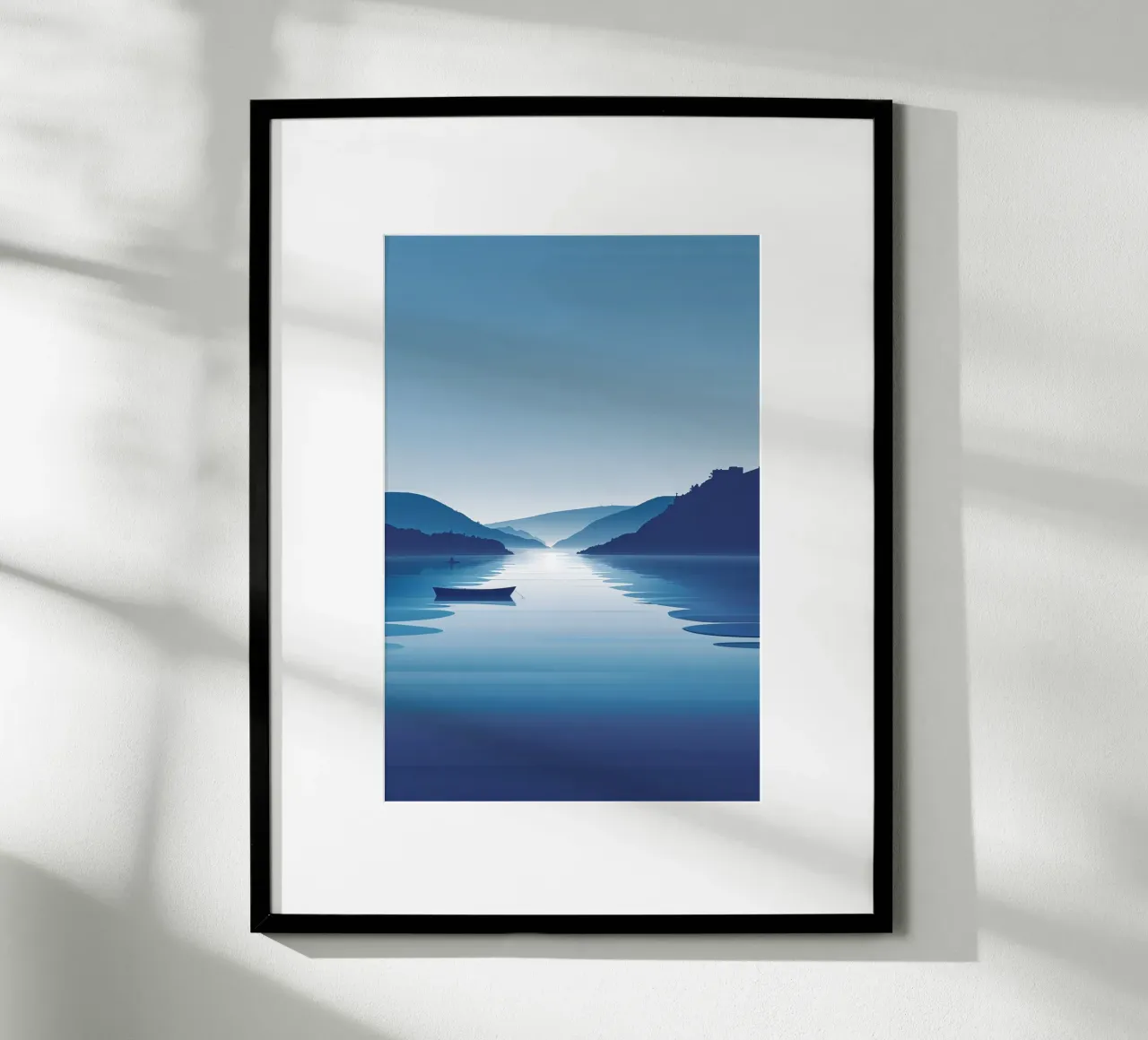 Serenity Over Assad Lake poster da AlbertKlee