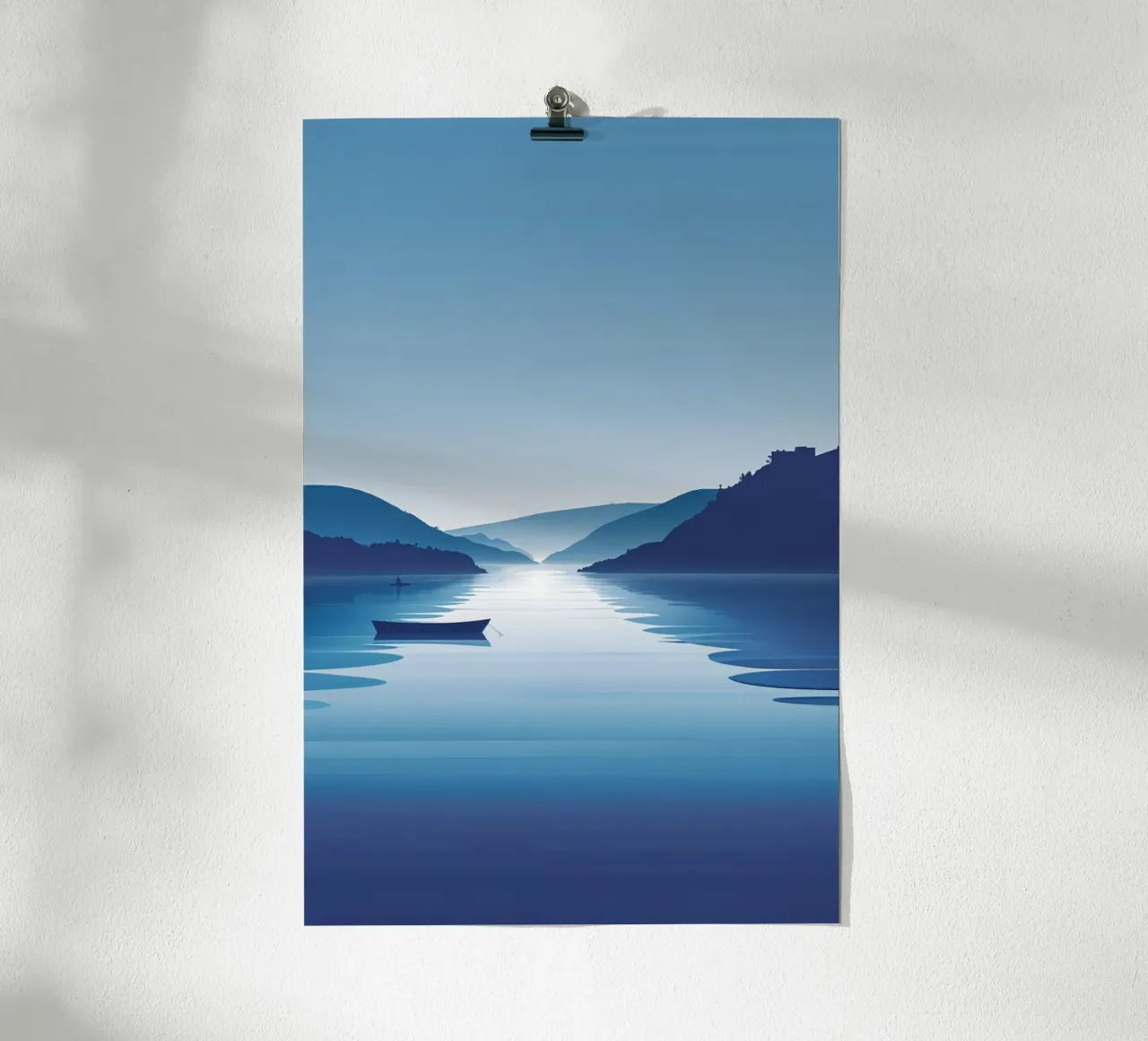 Serenity Over Assad Lake poster da AlbertKlee