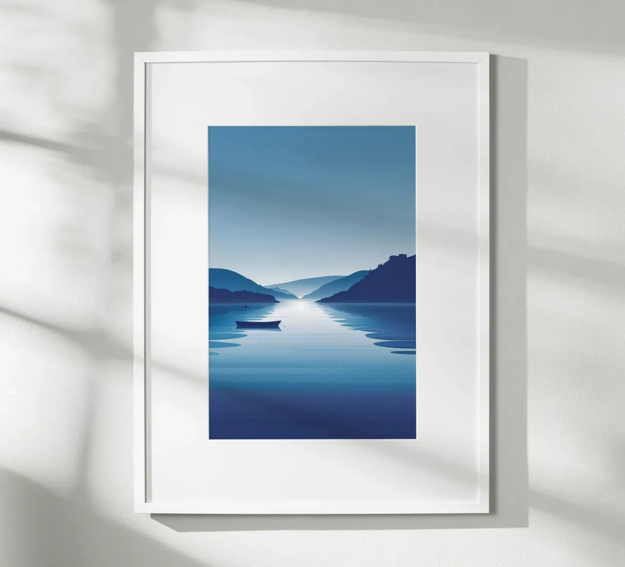 Serenity Over Assad Lake poster da AlbertKlee