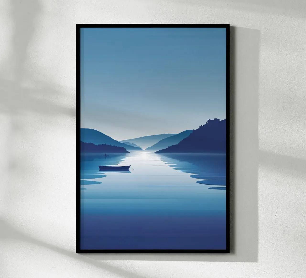 Serenity Over Assad Lake poster da AlbertKlee