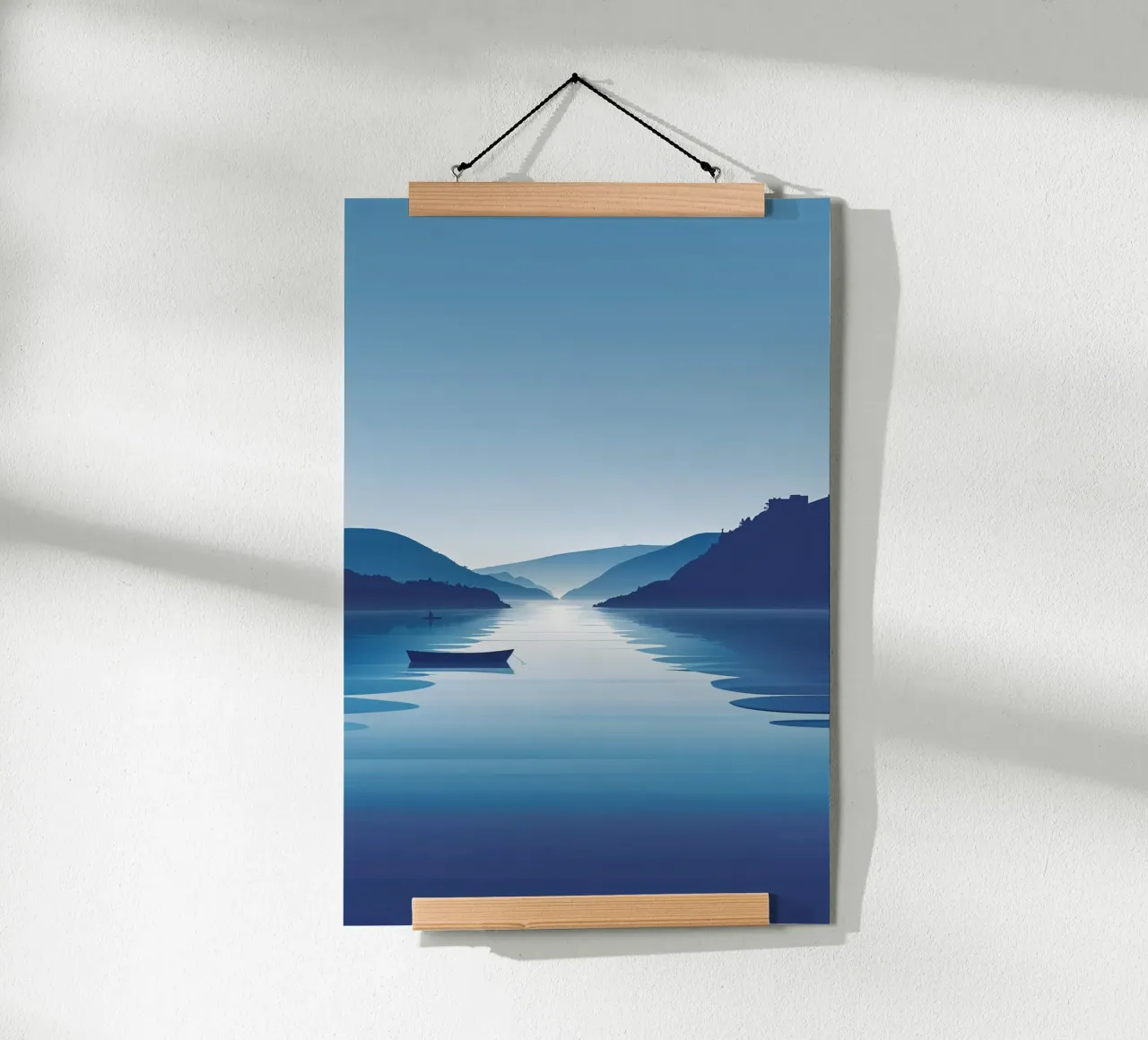 Serenity Over Assad Lake poster da AlbertKlee