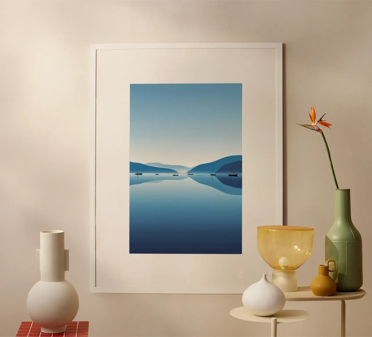 Mirror Waters of Assad Lake poster da AlbertKlee
